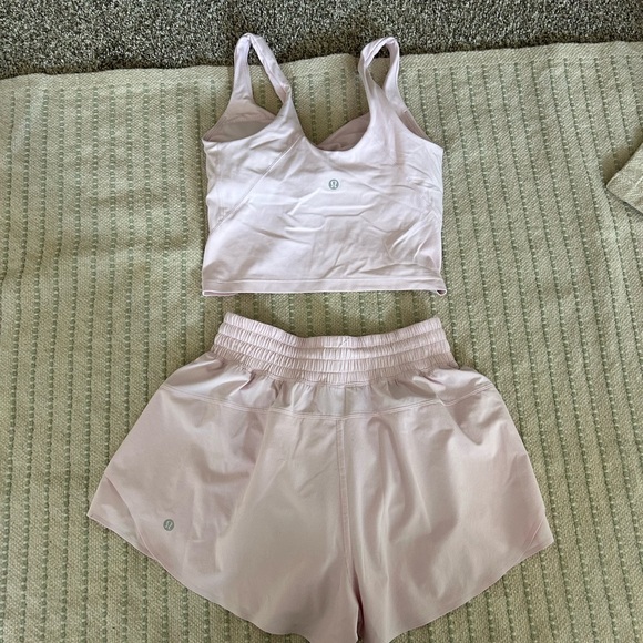 Lululemon Athletica Light Pink Athletic Shorts - Picture 4 of 4